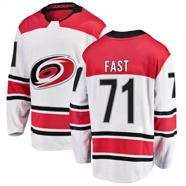 Jesper Fast Carolina Hurricanes Fanatics Branded Women's Alternate  Breakaway Jersey - Red